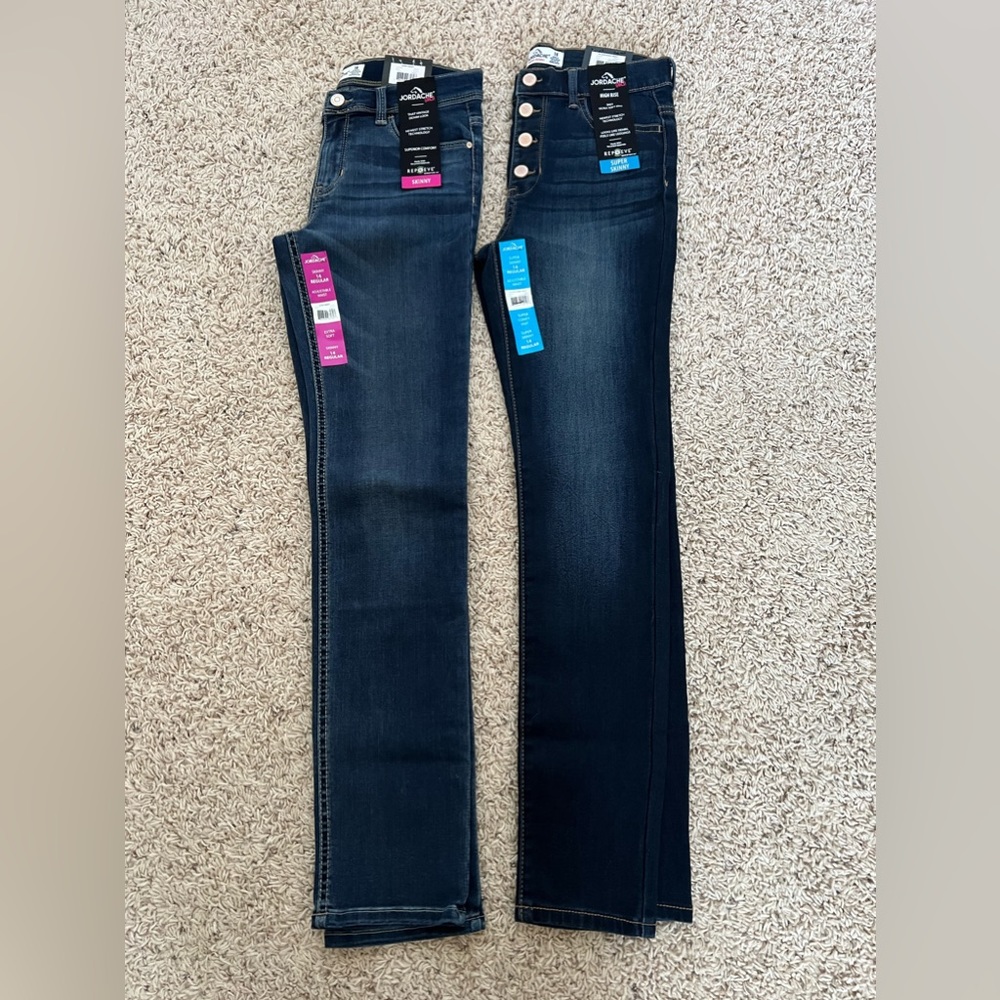 Jordache’ girls size 14 skinny jeans